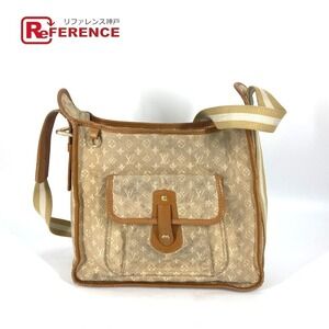 Louis Vuitton Monogram Besas Mary Kate Shoulder Bag Canvas Beige